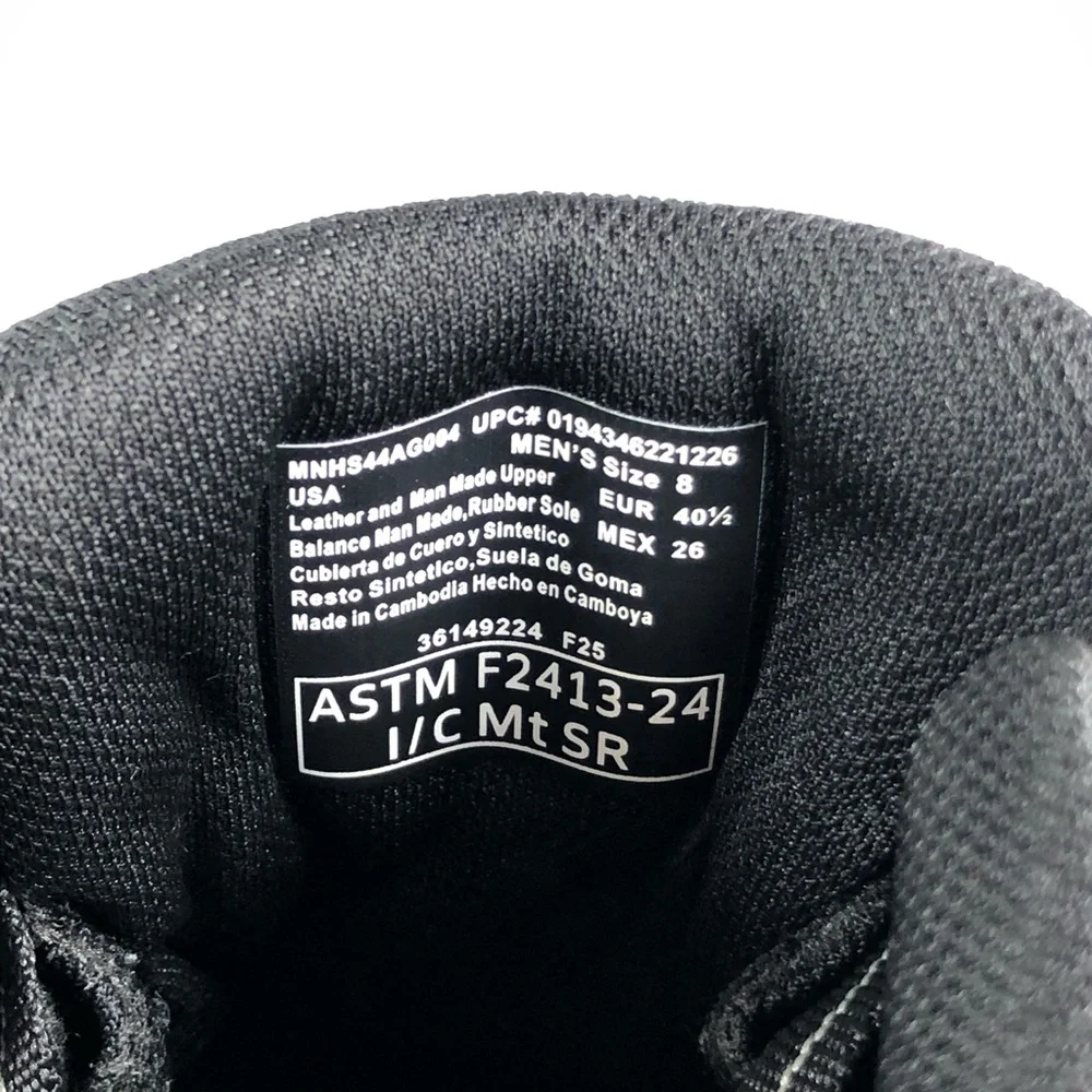 Herman Survivors Men's Castle Mid Met Carbon Toe Mid-Top Safety Boots Size 8